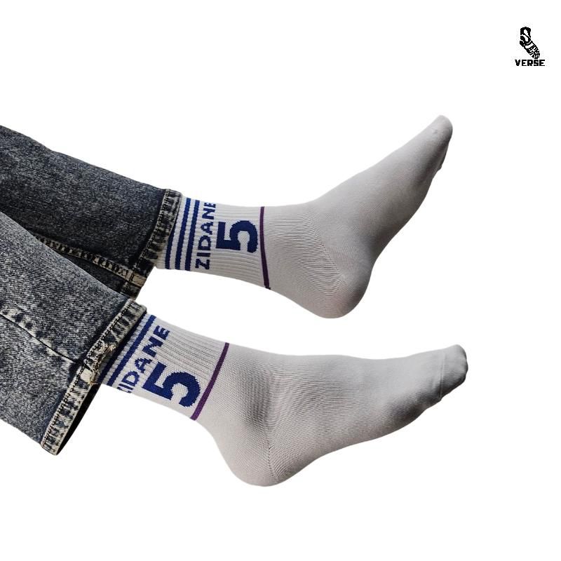 Zidane Real Madrid crew socks